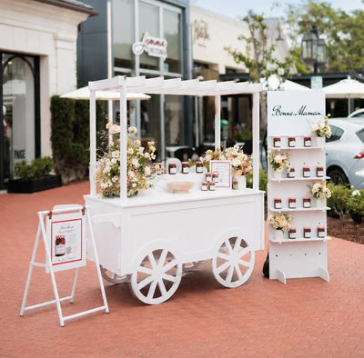 Collapsible Candy Cart | Portable Market Stall with Canopy