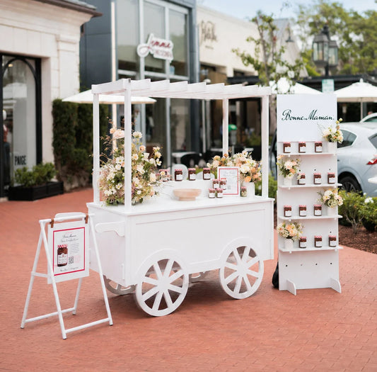 Collapsible Candy Cart | Portable Market Stall with Canopy