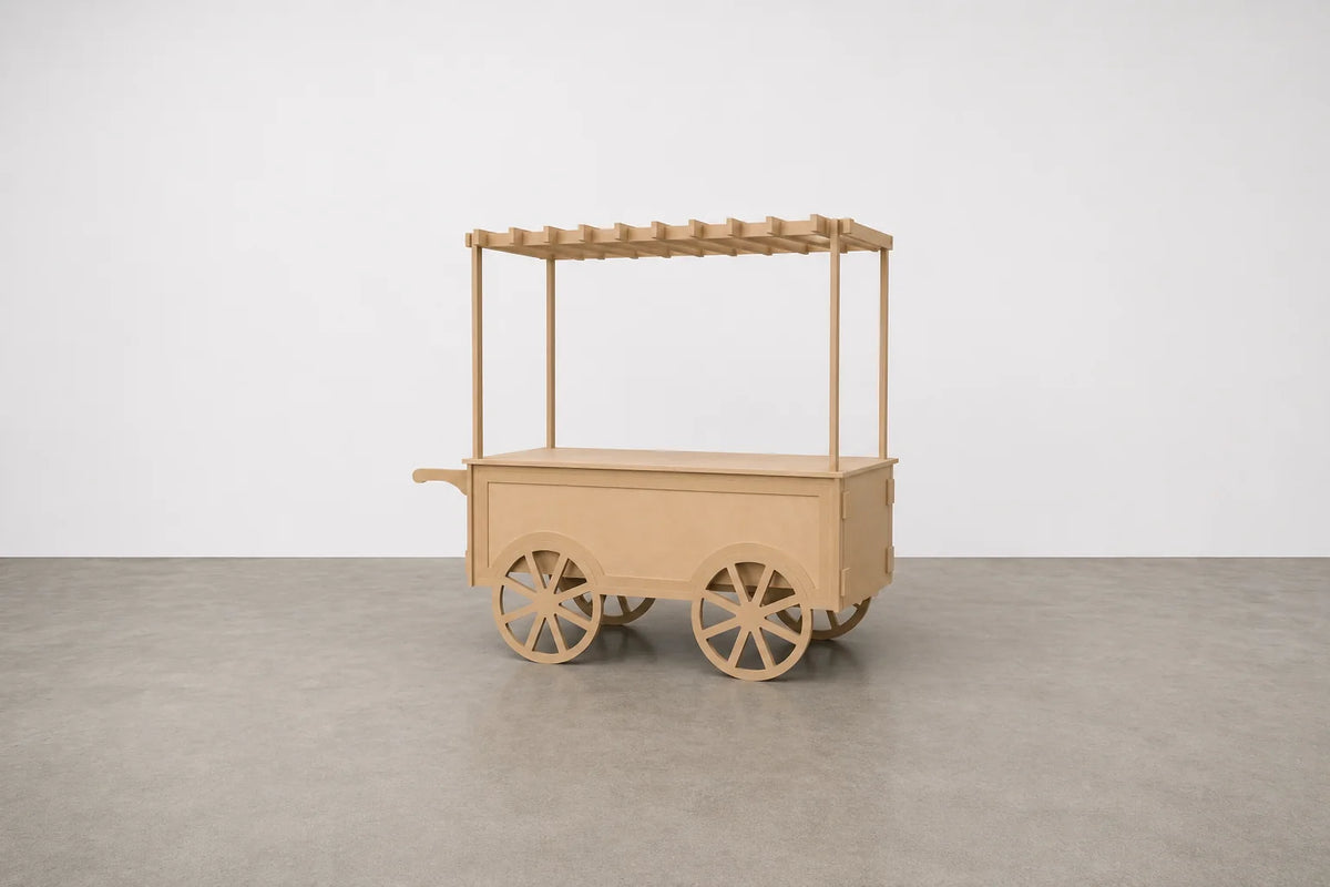 Collapsible Candy Cart | Portable Market Stall with Canopy