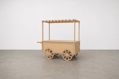Collapsible Candy Cart | Portable Market Stall with Canopy