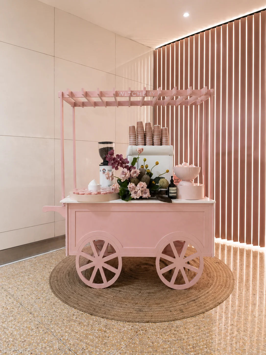 Collapsible Candy Cart | Portable Market Stall with Canopy