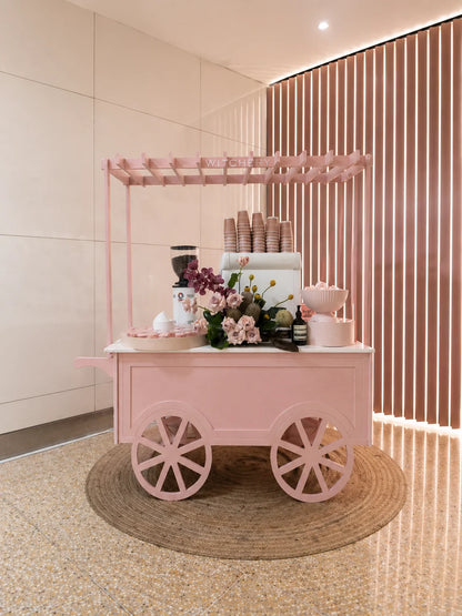 Collapsible Candy Cart | Portable Market Stall with Canopy