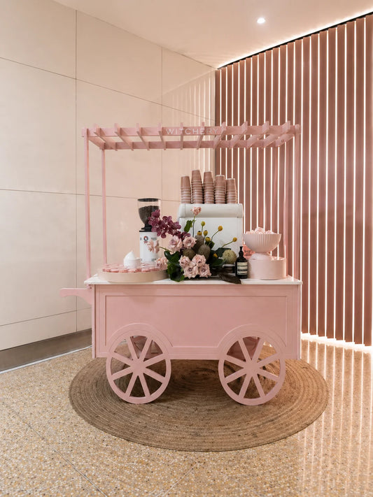 Collapsible Candy Cart | Portable Market Stall with Canopy
