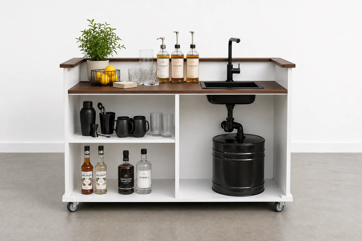 Portable Event Bar & Collapsible Beverage Serving Station