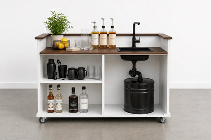 Portable Event Bar & Collapsible Beverage Serving Station