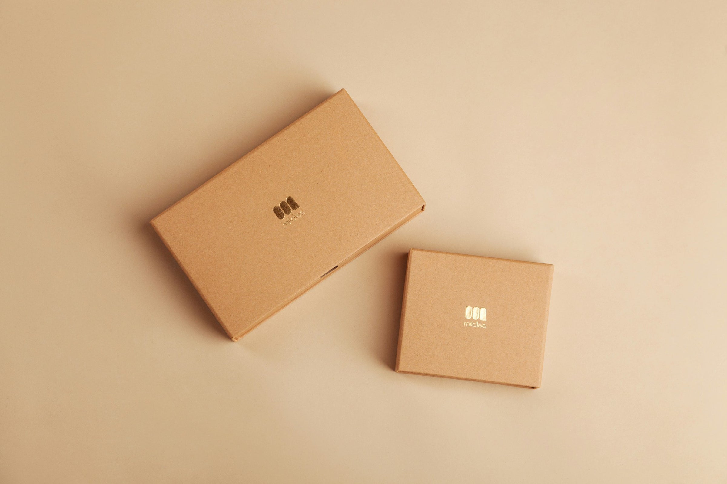 Kraft packaging boxes ready to ship